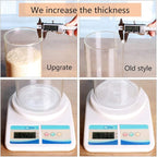 Glass Rice Storage Containers, 60 FL OZ (1800ml) Kitchen Food Jars with Airtight Lid, Stackable Clear Pantry Canister for Coffee Bean, Pet Treat, Flour, Loose Tea and More