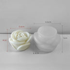 2 Pack Tulip Peony Rose Resin Casting Silicone Molds for Candle Making & Home Decor