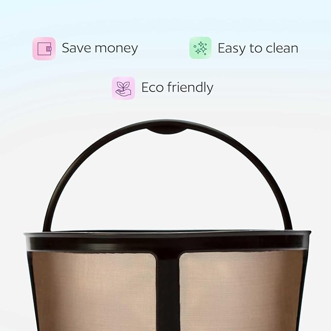 Reusable Keurig K-Duo Coffee Filter for K-Duo Hot & Iced(Gen 2), K-Duo, K-Duo Essential Brewers Only - Carafe Basket Permanent Coffee Filters for Keurig K Duo Coffee Makers