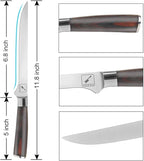 imarku Boning Knife, German High Carbon Stainless Steel Professional Grade Boning Fillet Knife, 6-Inch Deboning Knife, Pakkawood Handle for Meat and Poultry, Gifts for Men and Women