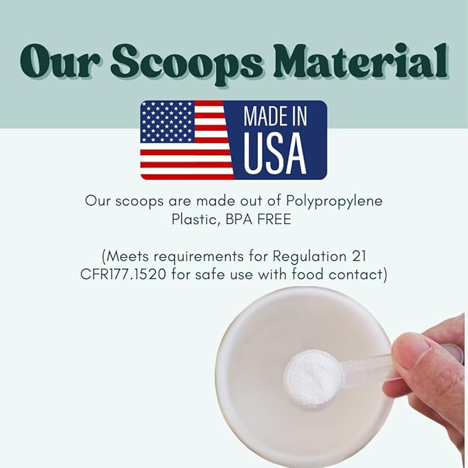 2 Tablespoon (1/8 Cup | 1 Oz. | 6 Teaspoon | 29.6 mL) Long Handle Scoop for Measuring Coffee, Pet Food, Grains, Protein, Spices and Other Dry Goods (Pack of 100)