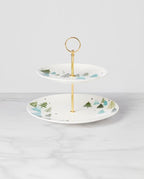Lenox 894160 Balsam Lane 2-Tiered Server, Christmas & Holiday Hosting
