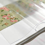NECAUX Custom 18 x 39.4 Inch Frosted Desk Cover Protector, 1.5mm Thick Plastic Desk Pad, Desk Protector Frosted, Desk Mat on top of Desk, Table Cover Protector for Computer Writing Desk, Side Table