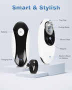 Auto Stop Electric Can Opener - Rechargeable Can Openers Smooth Edge for Seniors,One Touch Cut Opener Handsfree for Kitchen Portable for Any Size Cans