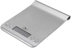 Digital Kitchen Scale Ultra Slim Multifunction Stainless Steel Hook Design Food Scale 11lb 5kg with Back-Lit LCD Display Ideal for Measuring Ingredients and Liquids