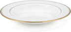 Lenox 100110362 Federal Gold Rimmed Bowl, 1-Piece, Service For 1, 9.25-Inch Diameter