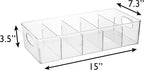 ClearSpace Plastic Pantry Organization and Storage Bins with Removable Dividers – Perfect Kitchen Organization or Kitchen Storage – Refrigerator Organizer Bins, Cabinet Organizers (2 Pack XL)