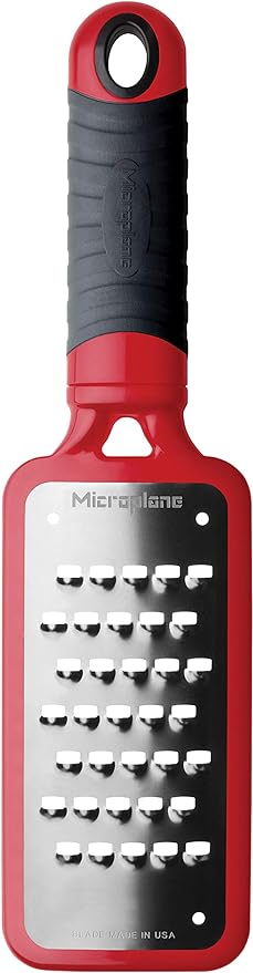 Microplane Home Series Cheese Grater (Extra Coarse, Red)