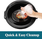 Slow Cooker Liners, 50 Cooking Bags, Oversized Disposable Pot Liner Plastic Bags for 6QT to 10QT Slow Cookers, 14 in. x 22 in.