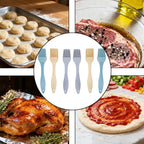6 Pcs Silicone Basting Brush - Pastry Brushes for Cooking, Baking, BBQ Grilling, Sauce Brushing