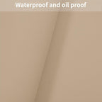 Leather Table Cover,1.8mm Thick,42x66 Inch Table Protector,Table Protector for Dining Room Table,Dining Table Cover,Table Cover Protector,Coffee Table Covers(Light Brown+Gray,42x66)