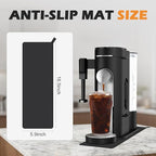 Sliding Pad for Ninja Single Serve Coffee Maker PB051 and PB041, Anti Slip Base Sliding Mat for Fast Moving, with Hanging Strap, Accessories Fit for Ninja Coffee Machine PB051/PB041, Black