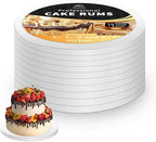 5packs Cake Boards 10 Inch Round,1/2" Thick Cake Drum, Cake Board Food Grade Cake Base, White Cake Cardboard Circles Bases para Pasteles for Wedding & Party & Pizza Desserts(10inch/5pcs)