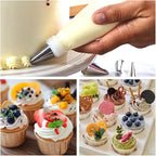 26 Inch Icing Piping Bags, 200 Pcs XXL Anti Burst Pastry Bags, Frosting Piping Bags Disposable for Wedding Cake, Birthday Party Dessert, Cupcake Decorating