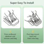 10 Pack Kenmore Canister Vacuum Cleaner Bags Compatible With Type C/Q 5055, 50555, 50557, 50558 and Type C-5, C-18, 53292, 200, 400, 600, 700, 800 Series
