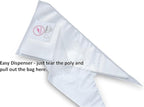 Keenpioneer 10-Inch Disposable Decorating & Pastry Bags, Tipless Icing Piping Bag for Cake, Cream Frosting and Cookie Decoration, Pack of 100 (Clear)