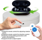 Knob Speed Adjustment Remote Control Motorized Rotating Display Stand 3d scanner Electric Turntable rotating platform for Photography Products Shows,Jewelry,Watch,3D Models,Cake Support AAA