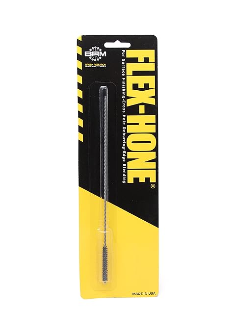 Brush Research BC5M60 FLEX-HONE®, 0.197" (5mm) Diameter, 60 Grit, Silicon Carbide, for Mild Steel, Stainless Steel, Cast Iron and Softer Ferrous Materials