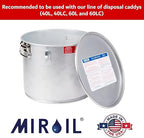MirOil Silver Pot Filter Bag & Frame Combination Set, Compatible with MirOil 60L and 60LC Oil Filter Pail, Handles Hot & Cold Cooking Oil & Filters Up to 70 Lb. Polishing Oil, B6PS Pot Combo
