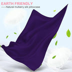 Mulberry Silk Pillow Cases 2 Pack Queen Size 20x30 Inches with Hidden Zipper, Ultra Smooth and Soft Breathable Cooling Silk Satin Pillowcase Set of 2, Better for Hair and Skin, Gifts for Women Men
