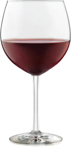 Libbey Midtown Red Wine Glass Set, 18.25 Oz Elegant Large Red Wine Glasses Set of 8, Long Stem Glass Wine Glasses for Weddings, Birthdays, and More