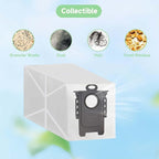 14 Pack Qrevo vacuum Bags for Roborock Qrevo Series QV 35A, Qrevo S5V, Saros10r, Qrevo S, Qrevo Edge S5A, Qrevo 2R3W, S8 Max Ultra, S8 MaxV Ultra, Qrevo Curv S5X, Qrevo Master/Slim robot Vacuum
