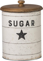 Primitives by Kathy 39060 Farmhouse Tin Canisters, Sugar/Coffee/Flour