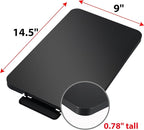 Kitchen Appliance Sliding Tray,Coffee Maker Rolling Tray Under Cabinet Appliance Organizer Toaster Blender Air Fryer Stand Mixer Countertop Storage Moving Slider (Steel, 9"W x 14.5"D)