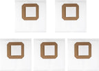 9637 Filter Bags Central Vacuum for Maxum 3/DB3000, Replacement 9520 Vacuflo Maxum Vacuum Systems, 5 Pack