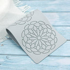 Silicone Molds 3D Hollow Leaf Chocolate Molds Honeycomb Bee Candy Mold Flower Pattern Fondant Mold Cake Topper Sugar Craft Decoration (J_Flower_10.4 * 5.28 * 0.12inch)