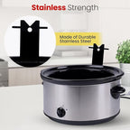 Slow Cooker Lid Holder Compatible with Crock-Pot, Space Saving Stand for Clean Kitchen and Convenient Cooking