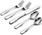 Alata Kate 60-Piece Silverware Set Stainless Steel Flatware Set,Service for 12,Mirror Polished Cutlery Set,Dishwasher Safe