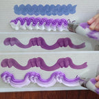 Piping Practice Board Guide Paper Sheets 250+ Icing Practice Sheets Set Cake Decorating Tips Techniques Tutorial (250+ Pattern/Waterproof)