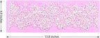 Flower Embossing Candy Silicone Mold Lace Pattern Sugar Craft Cake Decoration, Lace Mat Wedding Cake Decoration Tool