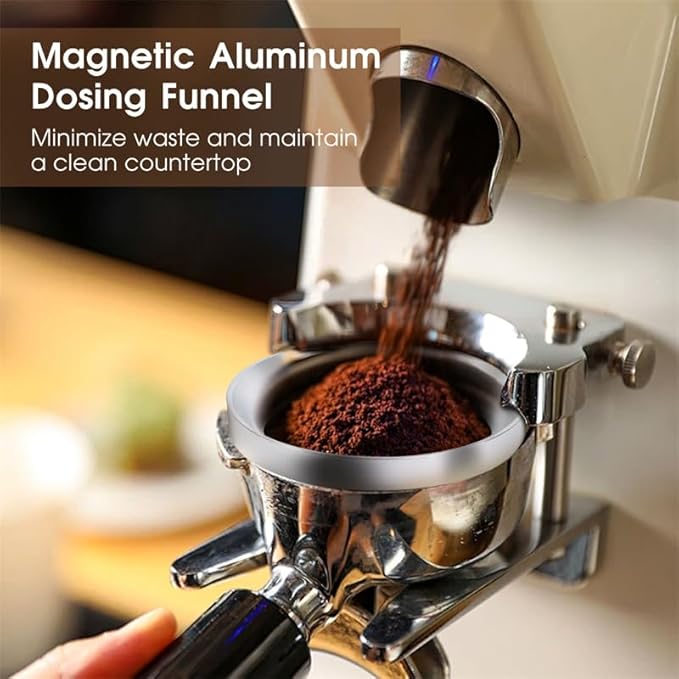 54mm Espresso Accessories Kit, Coffee Distributor and Tamper Leveler, WDT Tool and Dosing Funnel Set Fits Breville 54 mm Espresso Machines and Portafilters