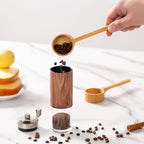 Bamboo Coffee Scoop Long Handle Measuring Scoop for Glass Food Jars