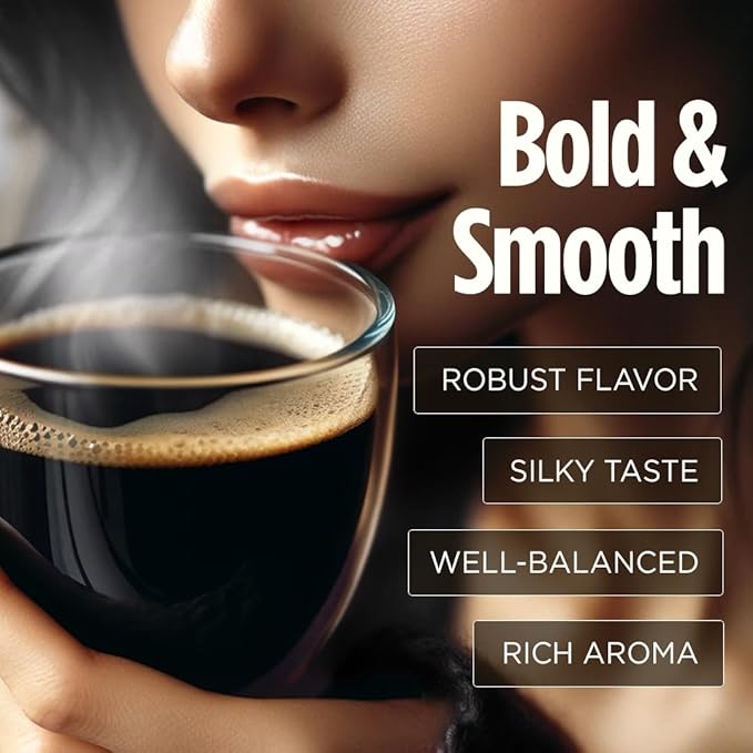VitaCup Extra Shot Strong Coffee Pods, Bold & Intense Dark Roast w/Espresso Shot, High Caffeine, Vitamin B12, Antioxidants, Recyclable Single Serve Pod Compatible with Keurig K-Cup Brewers, 32ct