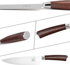 imarku Chef Knife - Pro Kitchen Knife 8 Inch Chef's Knives High Carbon Japanese SUS440A Stainless Steel Sharp Paring Knife with Ergonomic Handle, Red Handle, Christmas Gifts for Men and Women
