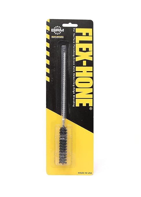 Brush Research BC11M80 FLEX-HONE®, 0.433" (11mm) Diameter, 80 Grit, Silicon Carbide, for Mild Steel, Stainless Steel, Cast Iron and Softer Ferrous Materials