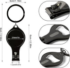 100pcs Personalized 4 in 1 Multi Function Bottle Opener, Nail Clipper, Wedding Favors Brewery, Private Customized, Black, Multitool Gifts for Men