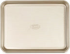 Glad Baking Pan Nonstick - Oblong Metal Dish for Cake and Lasagna - Heavy Duty Carbon Steel Bakeware, Medium