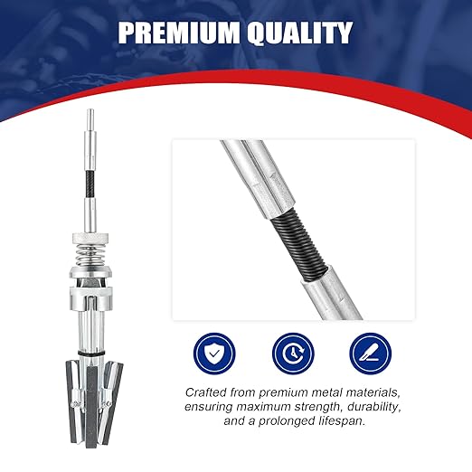 Engine Cylinder Hone Adjustable Deglazer Set 3pcs for Grinding Holes from Minium 3/4" to Maximum 7" in Diameter, Adjustable Brake Piston Honing Tools with Extra 9-Piece 220 Grit (1-1/8"+2"+4")