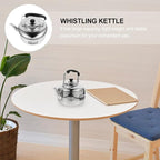 Cabilock 6L Stainless Steel Whistling Tea Kettle Large Capacity Stove Top Water Pot with Ergonomic Handle for Home Kitchen