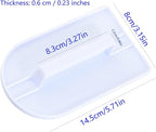 2 PCS Fondant Smoothing,Cake Decoration Icing Smoother, Paddle Fondant Polisher Finisher Sugarcraft Cups,fondant paddle,White,14.5 x 8 cm/5.7" x 3.1"