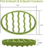 Slow Cooker Silicone Stand Grill Stand Slow Cooker Grill Grill Fits 6-Quart and 8-Quart Cookware