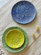 LOTUS embossing rolling pin with Lotus flower Pattern. Dough roller for embossed cookies and Pottery by Algis Crafts
