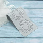Silicone Molds 3D Hollow Leaf Chocolate Molds Honeycomb Bee Candy Mold Flower Pattern Fondant Mold Cake Topper Sugar Craft Decoration (R_Sunflower_10.08 * 3.56 * 0.08inch)