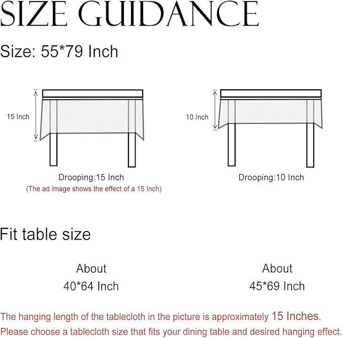 ISAENNE Designer Vintage Linen Elegant Rectangular Tablecloth,Chinoiserie Floral Indoor Table Cloth,Wrinkle Resistant Decor Table Cover for Dining Thanksgiving Kitchen,55"*79"-Segerman B