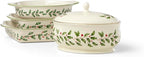 Lenox 863646 Holiday Covered Dish, Christmas Theme