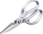 8.46'' Large Kitchen Scissors for Food, Heavy Duty All Purpose Kitchen Shears for Cutting Vegetable, Poultry, Meat, Herb, Stainless Steel Sharp Blade, Dishwasher Safe